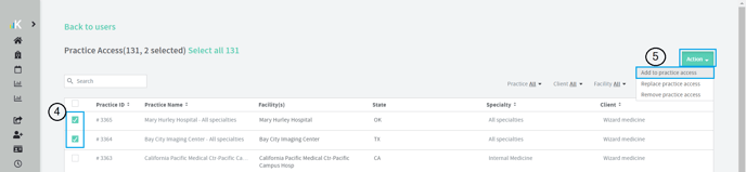 add practice access-1