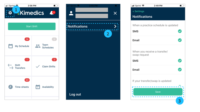enabling notification
